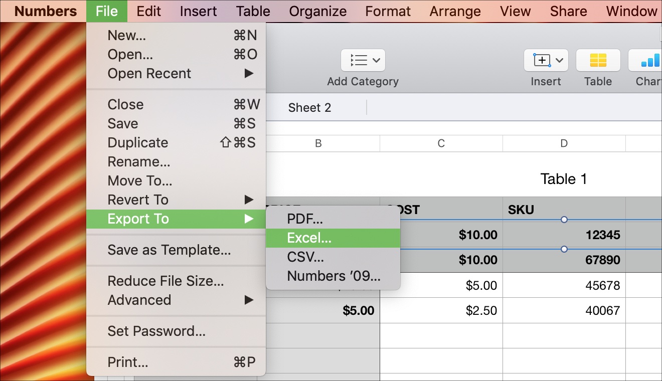 excel for mac how to